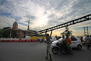 Spl. Mention. Mrinal Basu. My Madras, Open.-ladder crossing