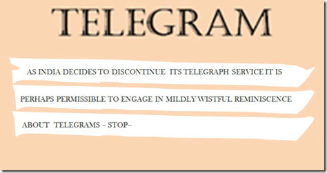 Requiem for the telegram
