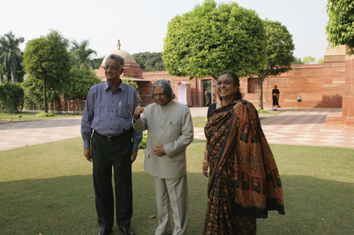 Dan and Gita with Kalam at the Rashtrapathy Bhavan 1_1