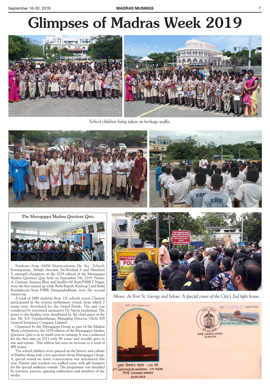 Madras Week Events