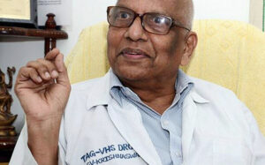 Dr. C.V. Krishnaswami, the eminent diabetologist. Picture courtesy: The Hindu archives.